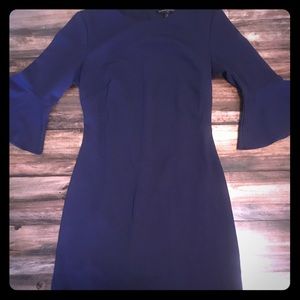 Banana Republic Ponte Flutter Sleeve Sheath Dress